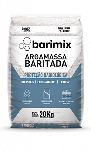 Argamassa baritada Argamassa baritada