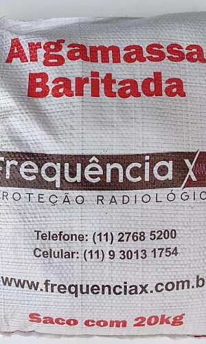 Argamassa baritada Argamassa baritada