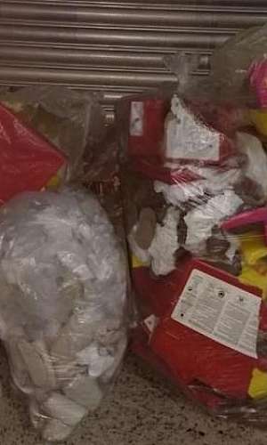 Saco de lixo transparente Saco de lixo transparente